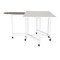 Arrow Millie Sewing Cutting Table with Ironing Board – Folding Craft Table with Storage and Workspace Extension